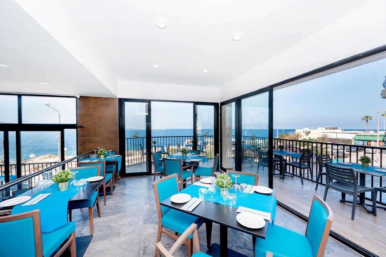 Islet Promenade Seafront 1 Bedroom Apartment With Sea View Balcony By Getawaysmalta セント・ポールズ・ベイ エクステリア 写真